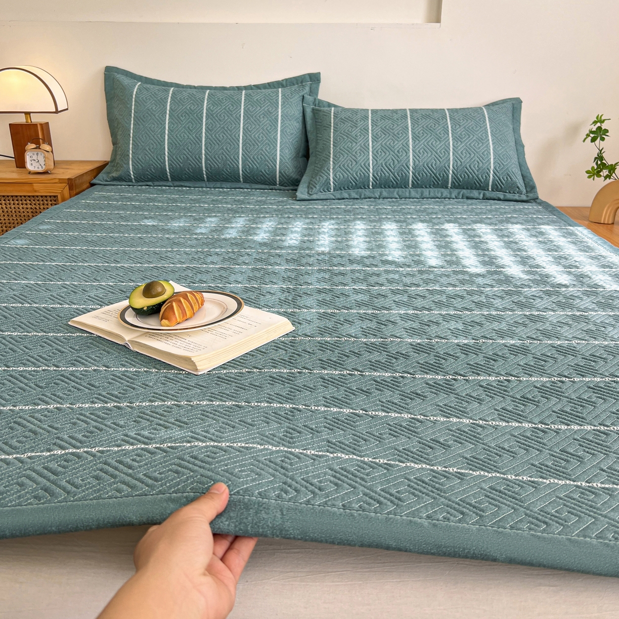 棉乐町家居 2026新款老粗布床盖床垫大床 床盖 初见