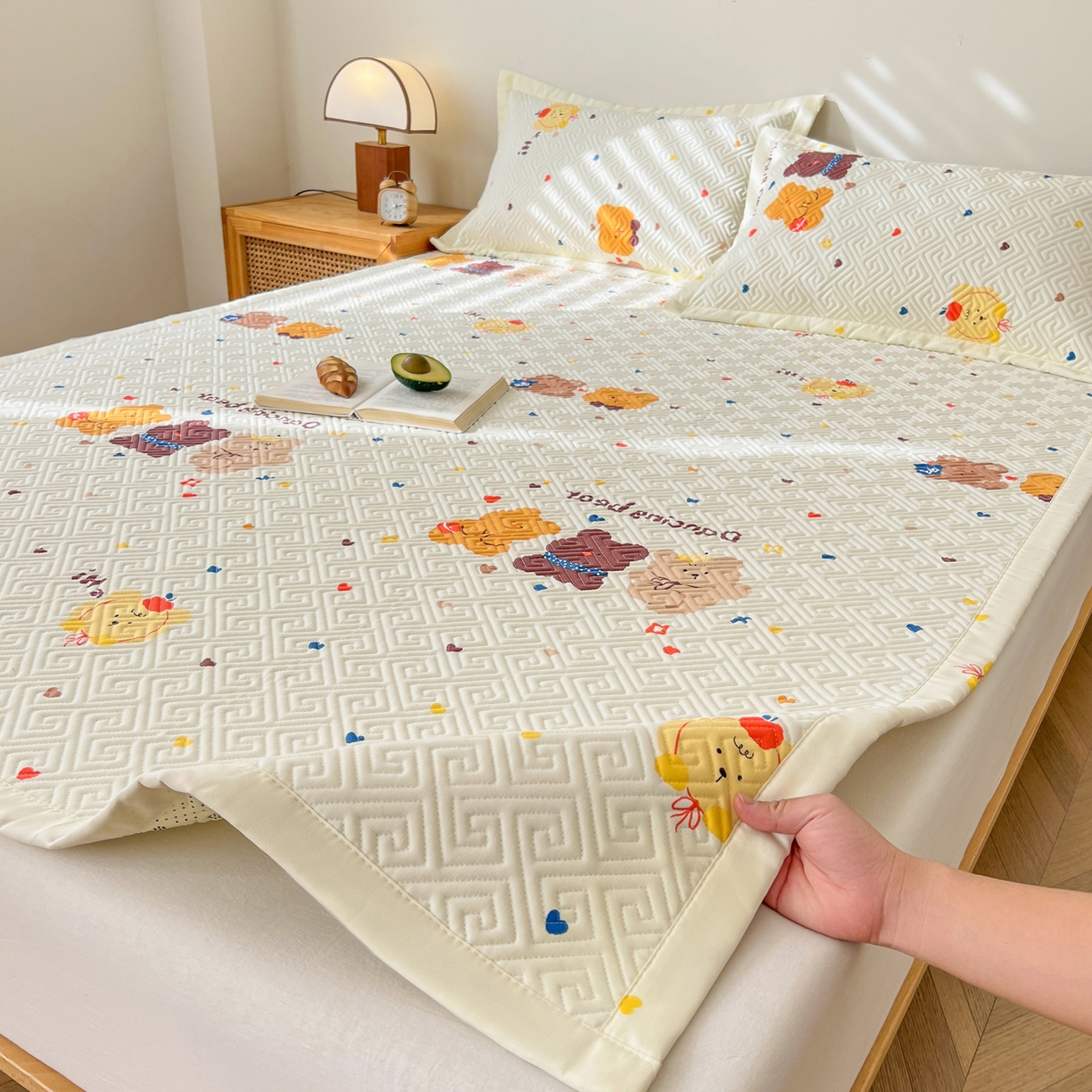 91家纺网 家纺一手货源 找家纺 （总）金泰莱 2026新款老粗布床盖床垫大床