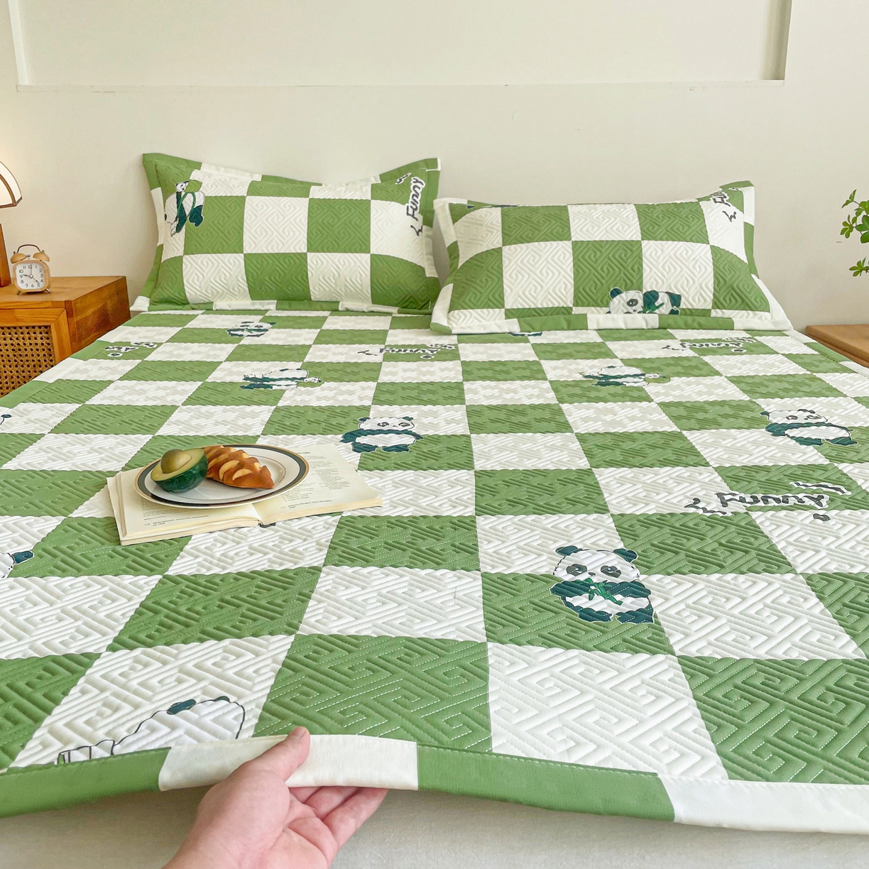 91家纺网 家纺一手货源 找家纺 （总）金泰莱 2026新款老粗布床盖床垫大床