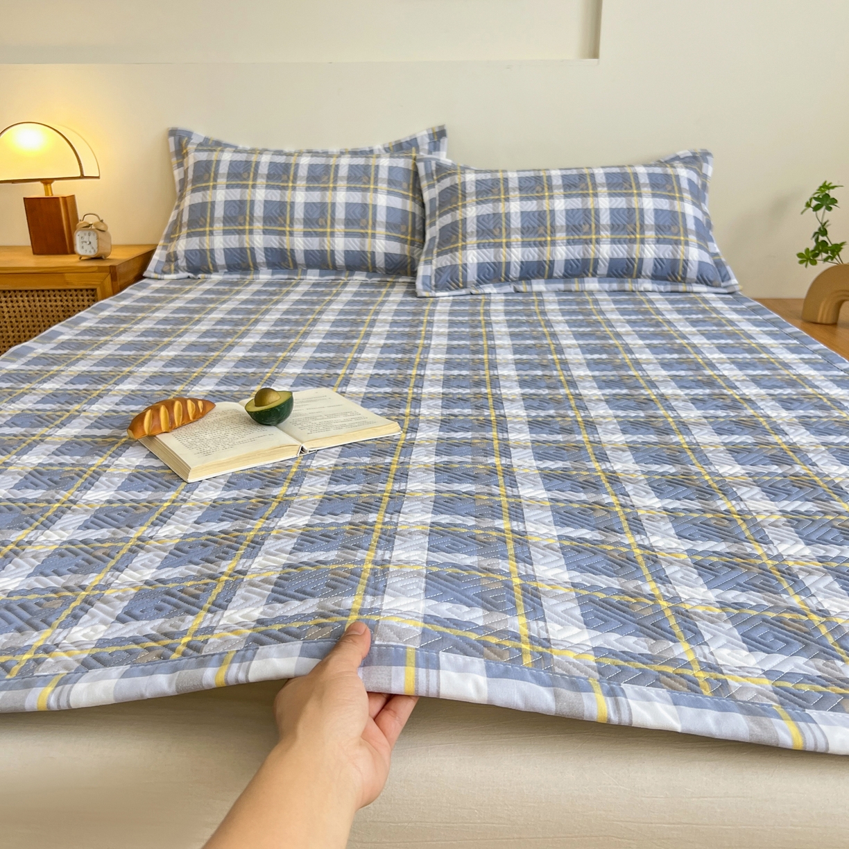 91家纺网 家纺一手货源 找家纺 （总）金泰莱 2026新款老粗布床盖床垫大床