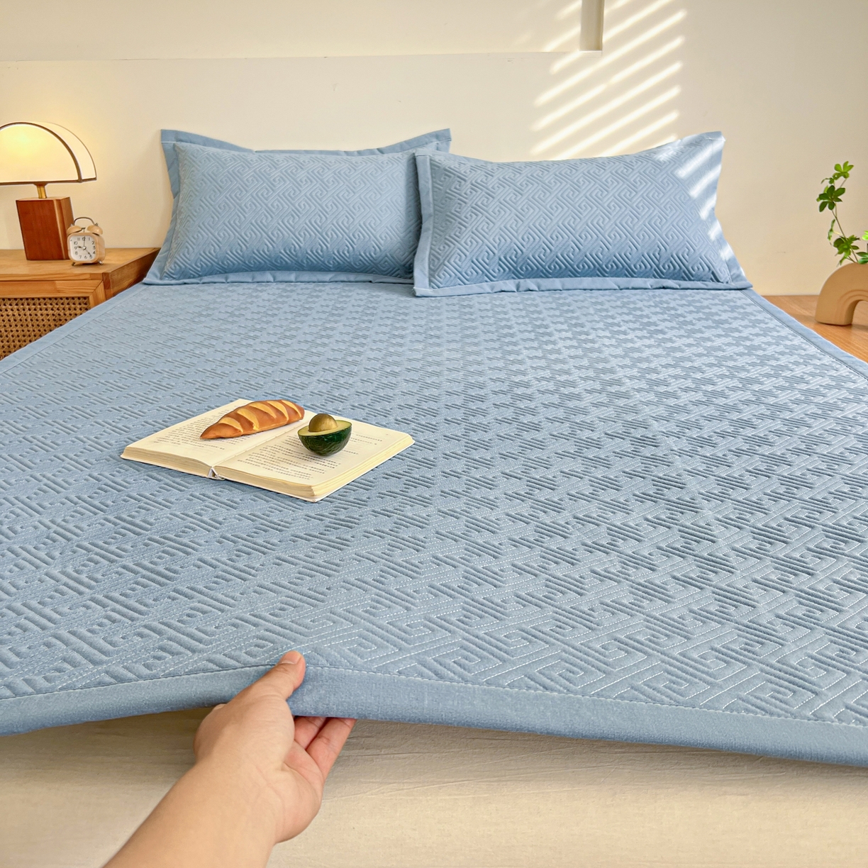 91家纺网 家纺一手货源 找家纺 （总）金泰莱 2026新款老粗布床盖床垫大床