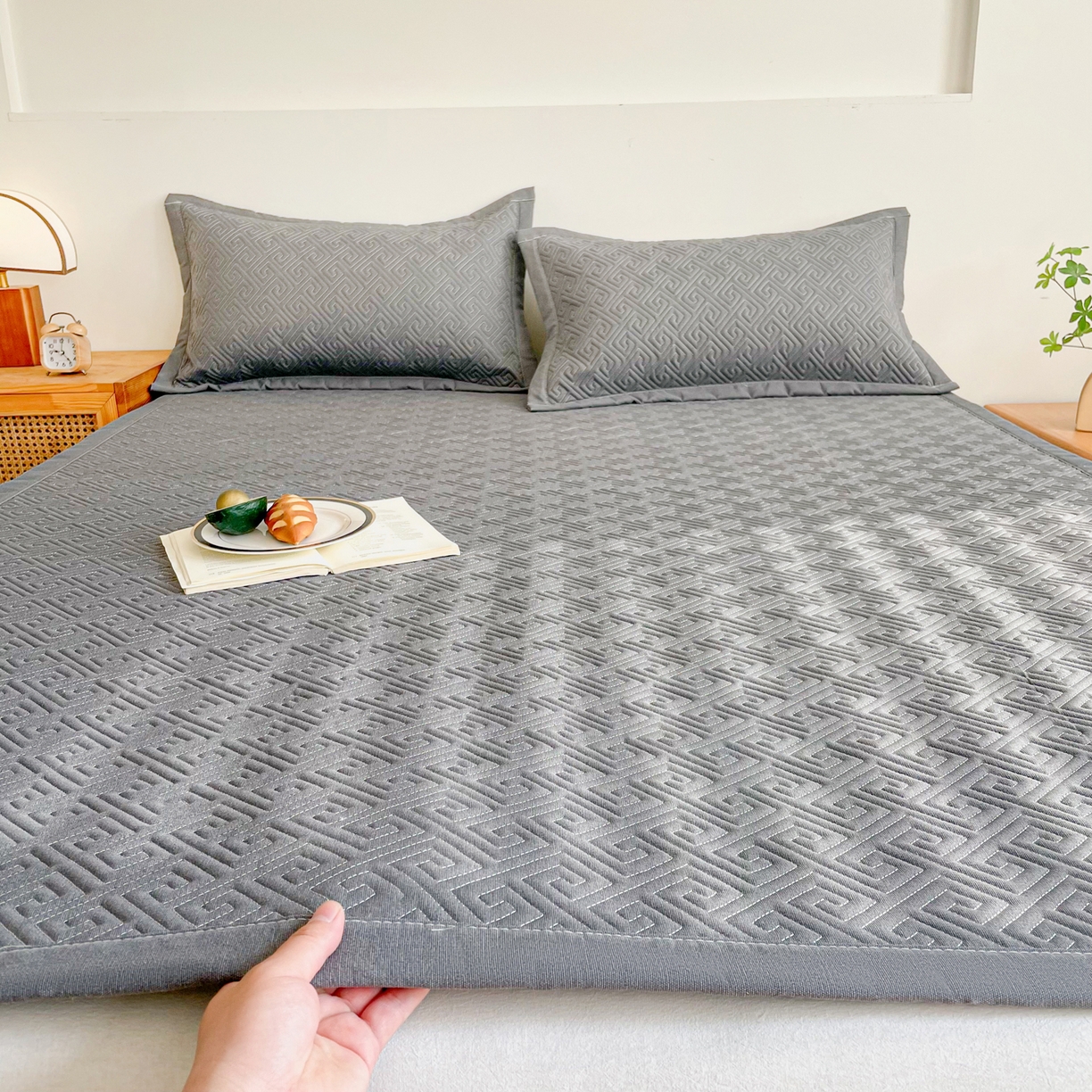 金泰莱 2026新款老粗布床盖床垫大床 床盖 傍晚