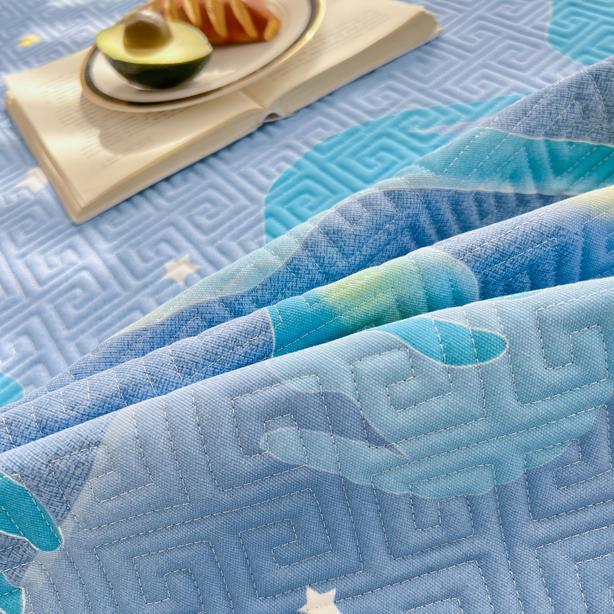 91家纺网 家纺一手货源 找家纺 金泰莱 2026新款老粗布床盖床垫大床 床盖 梦幻小鹿