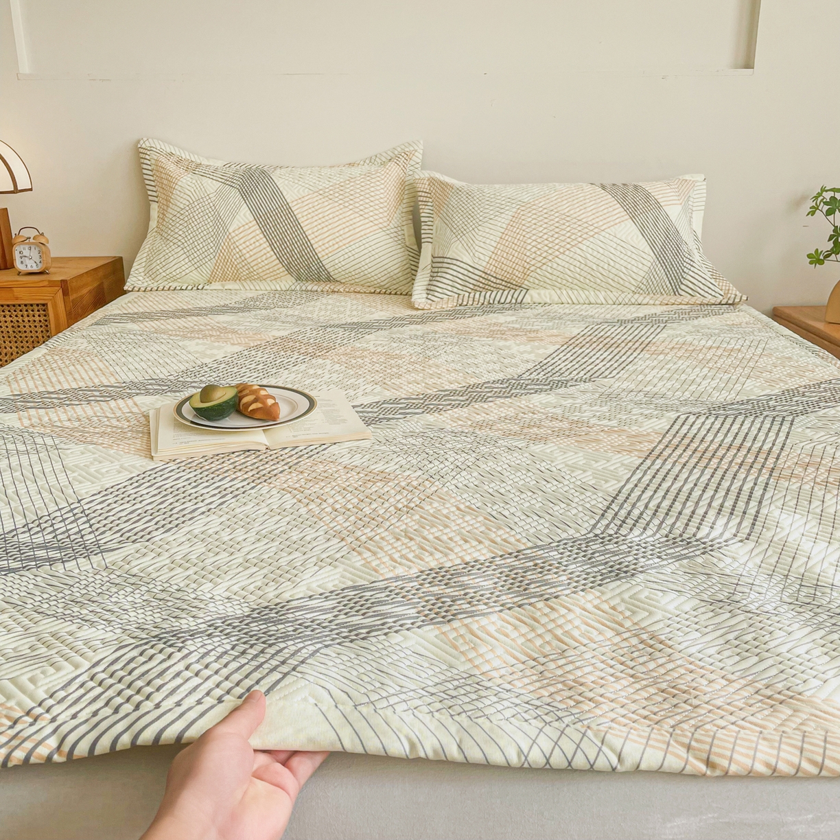 金泰莱 2026新款老粗布床盖床垫大床 床盖 艾米