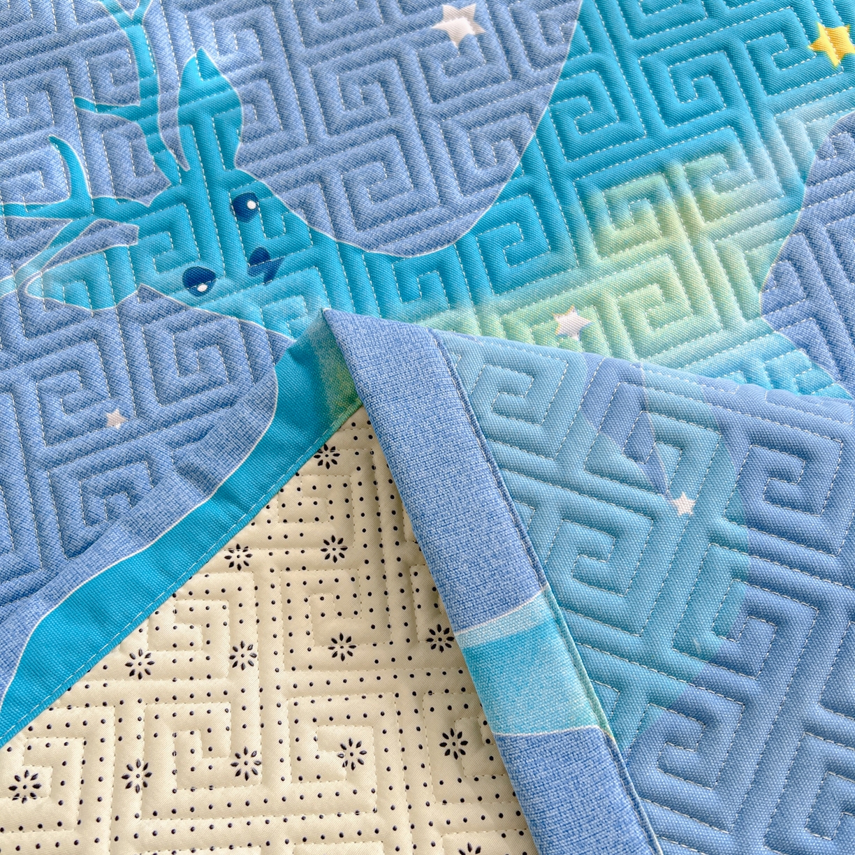 91家纺网 家纺一手货源 找家纺 金泰莱 2026新款老粗布床盖床垫大床 床盖 梦幻小鹿