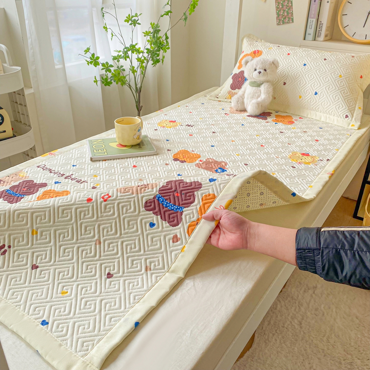 91家纺网 家纺一手货源 找家纺 （总）金泰莱 2026新款老粗布床盖床垫学生床