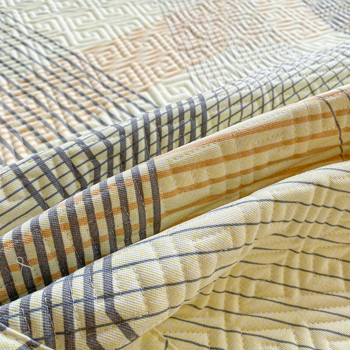 91家纺网 家纺一手货源 找家纺 金泰莱 2026新款老粗布床盖床垫学生床 床盖 艾米