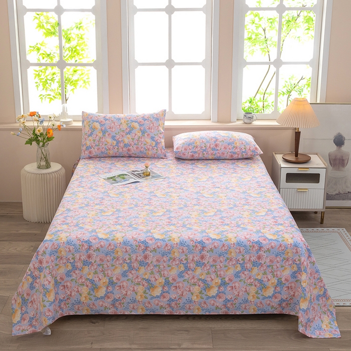 91家纺网 家纺一手货源 找家纺 （总）帛洵家纺 2026新款A类原棉细纱印花老粗布凉席床单