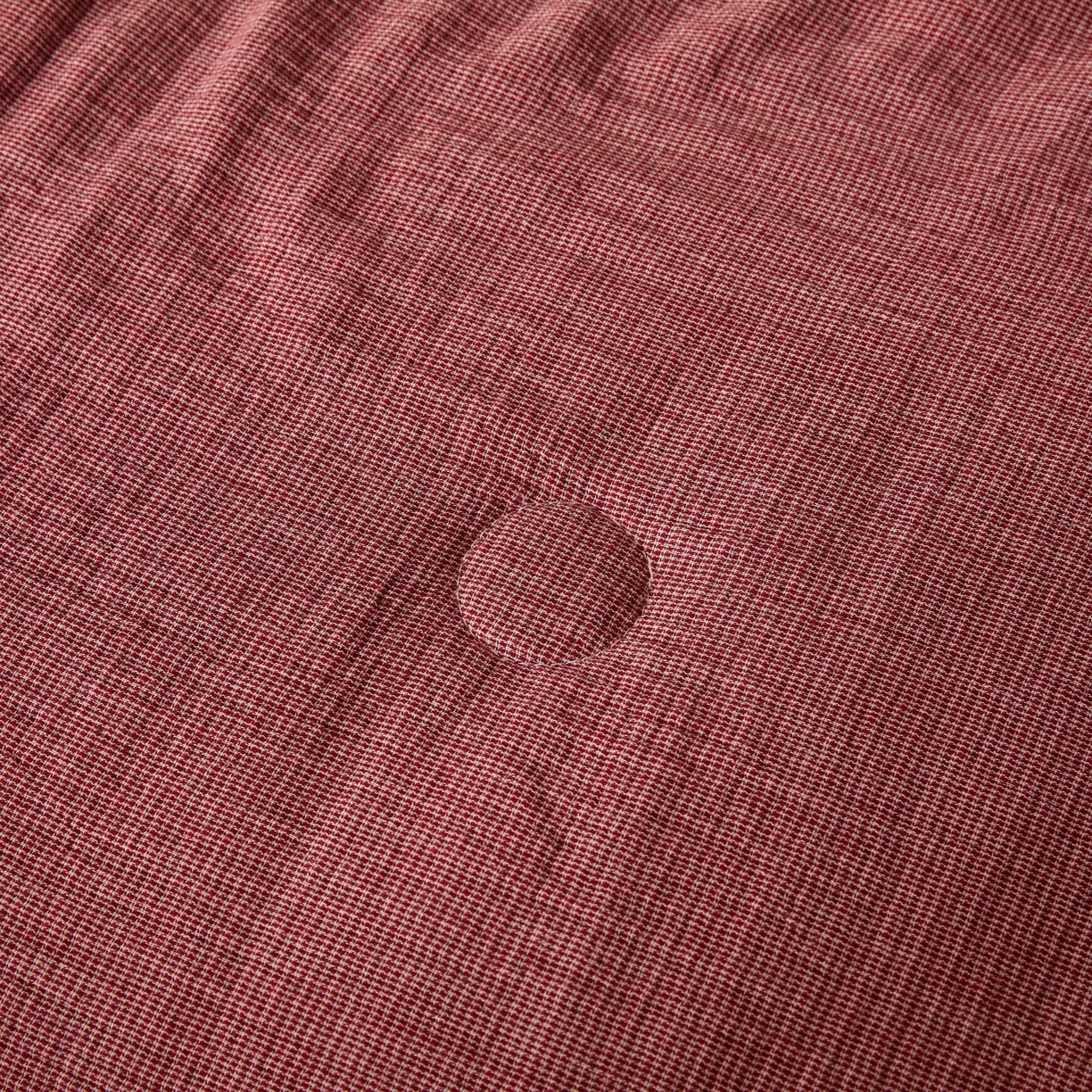 91家纺网 家纺一手货源 找家纺 乐家毛巾被（工厂自产自销） 2026新款A类新疆长绒棉色织提花双层纱千鸟格系列夏被 玫红