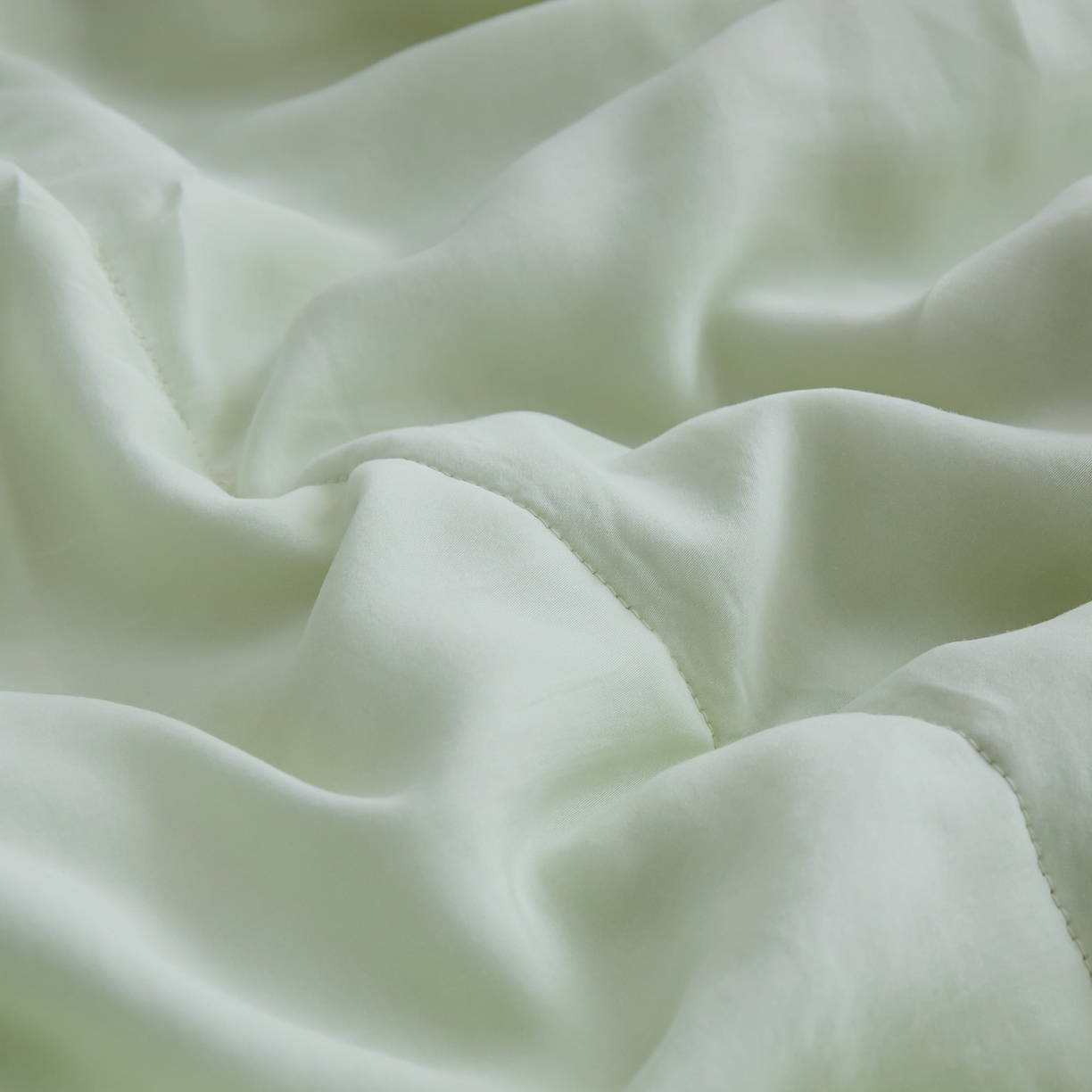 91家纺网 家纺一手货源 找家纺 禧禾 2026新款60支兰精柔洗天丝冰蚕夏被夏凉被空调被-素禾 浅霜青