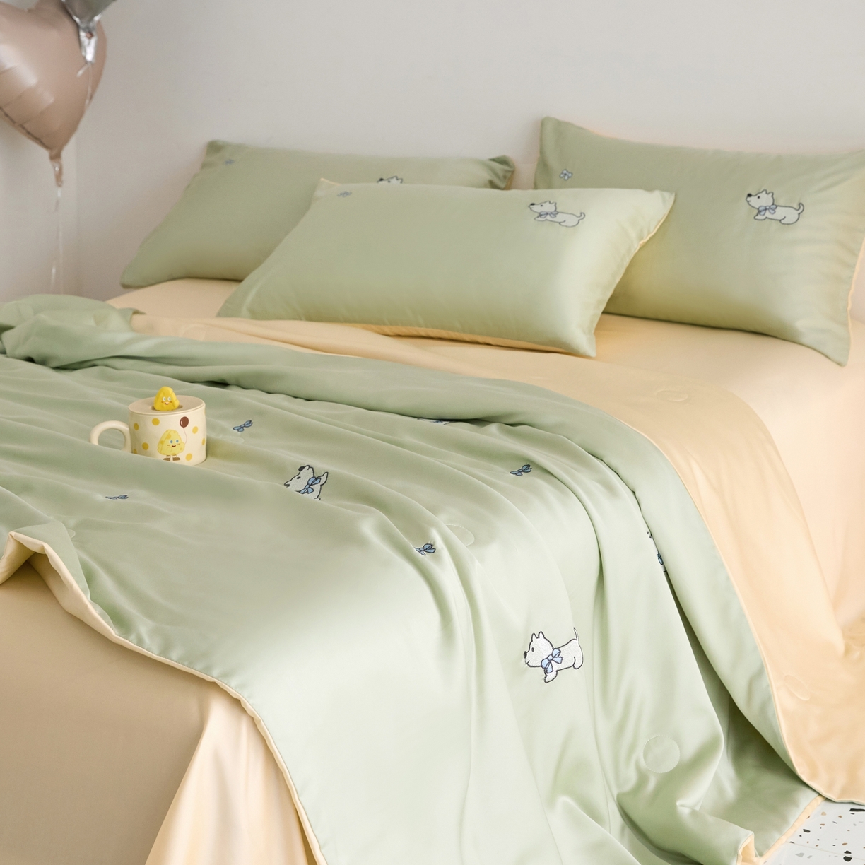 91家纺网 家纺一手货源 找家纺 （总）花愿（原花纪） 2026新款水洗冰丝刺绣夏被夏凉被空调被-爱彼