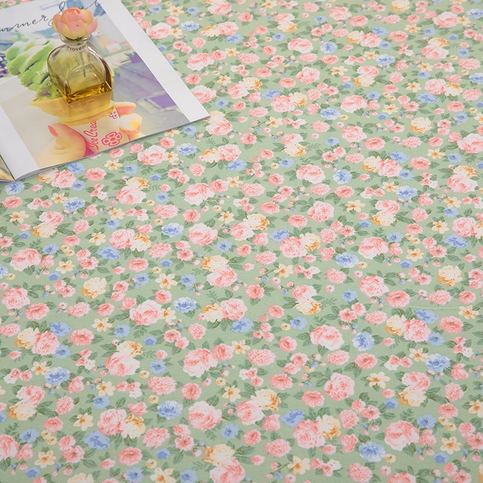 91家纺网 家纺一手货源 找家纺 帛洵家纺 2026新款A类原棉细纱印花老粗布凉席床单 青野繁花