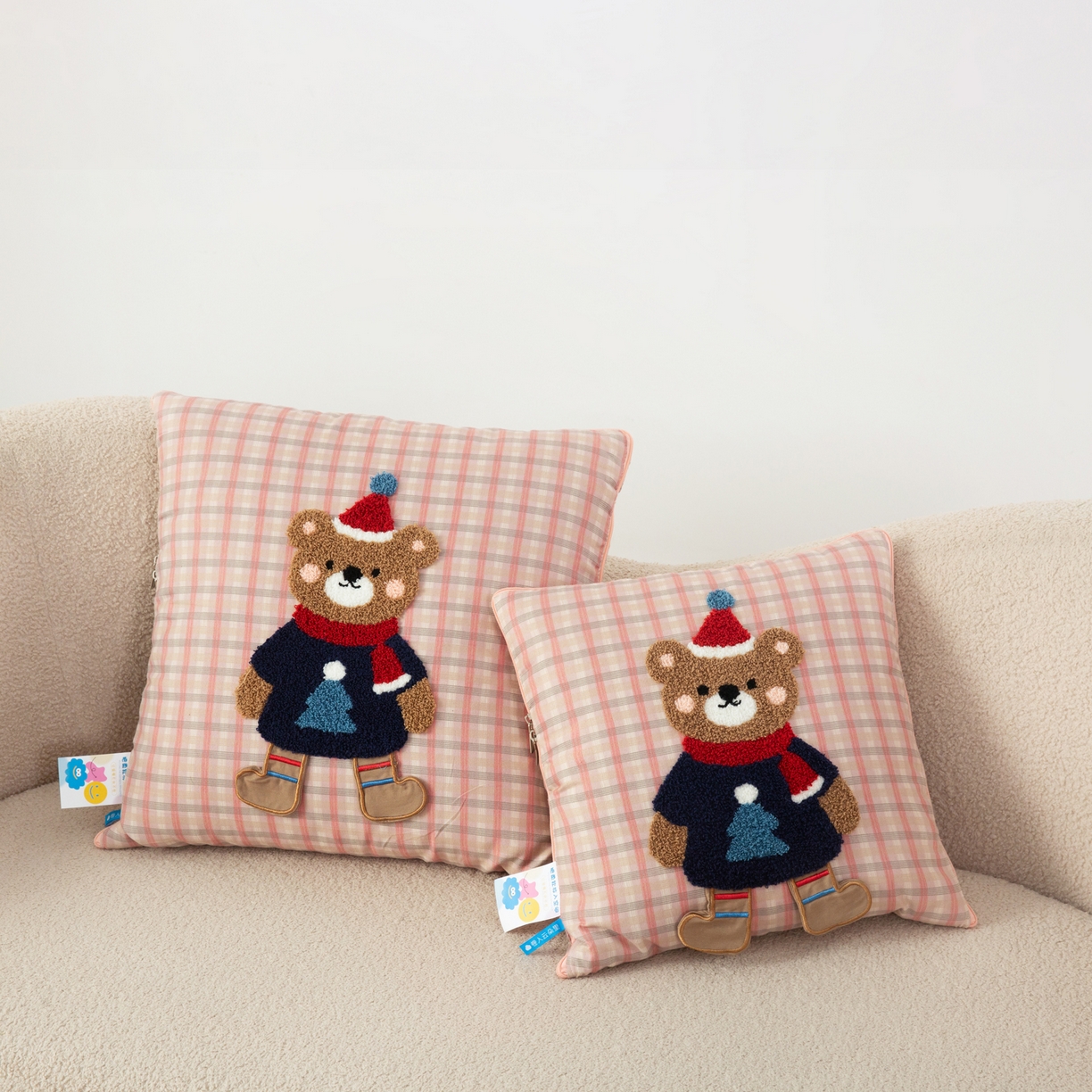 91家纺网 家纺一手货源 找家纺 （总）雷娜家居 2026新款升级款帽子熊抱枕被