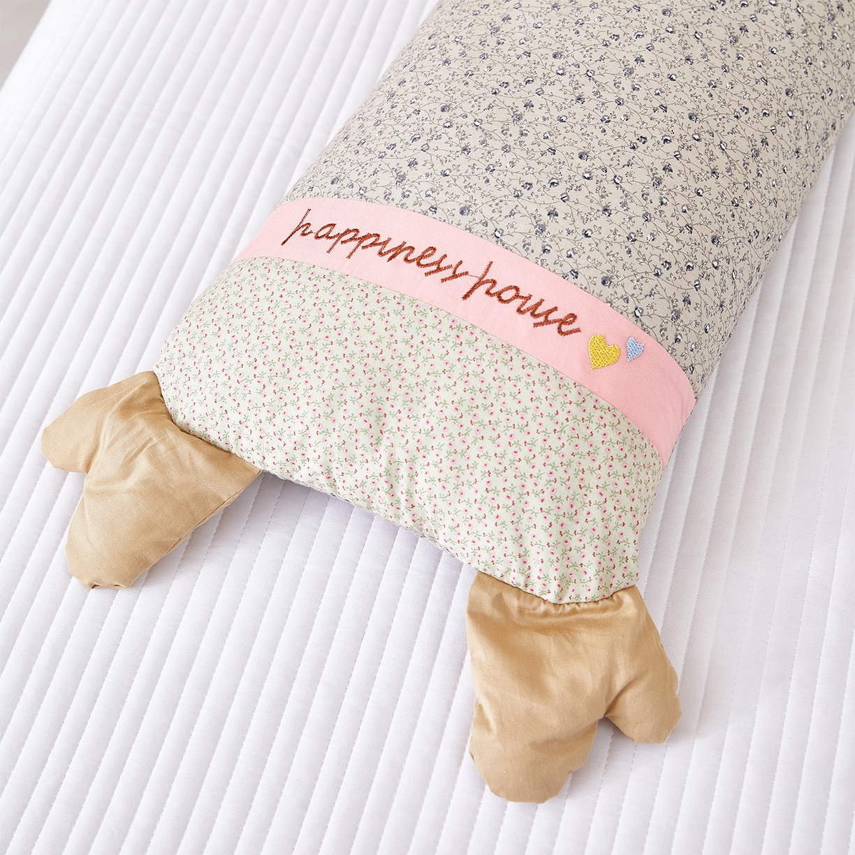 91家纺网 家纺一手货源 找家纺 梦叶草 2026新款全棉萌趣趴睡狗荞麦枕枕头枕芯 趴睡狗-灰色