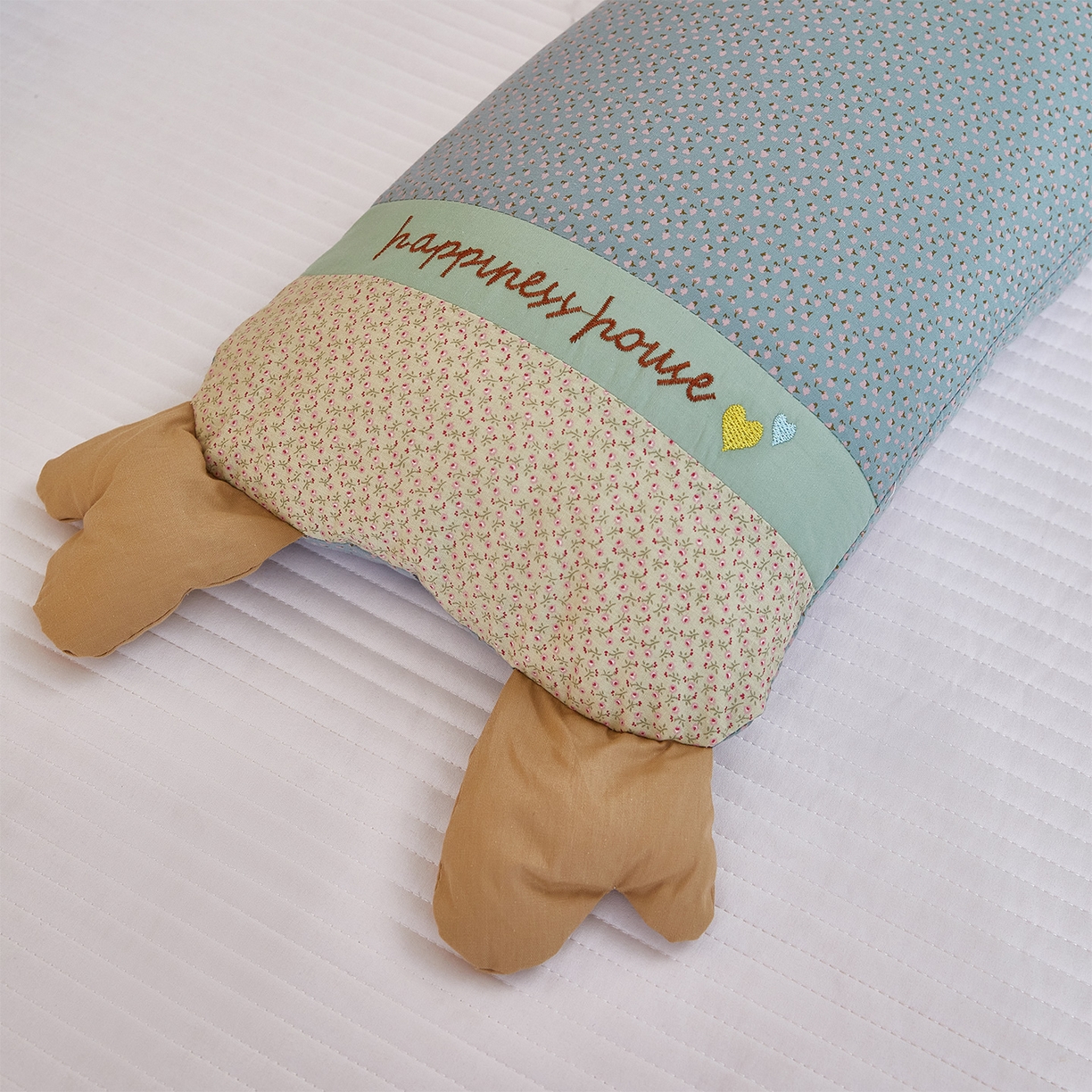 91家纺网 家纺一手货源 找家纺 梦叶草 2026新款全棉萌趣趴睡狗荞麦枕枕头枕芯 趴睡狗-蓝色