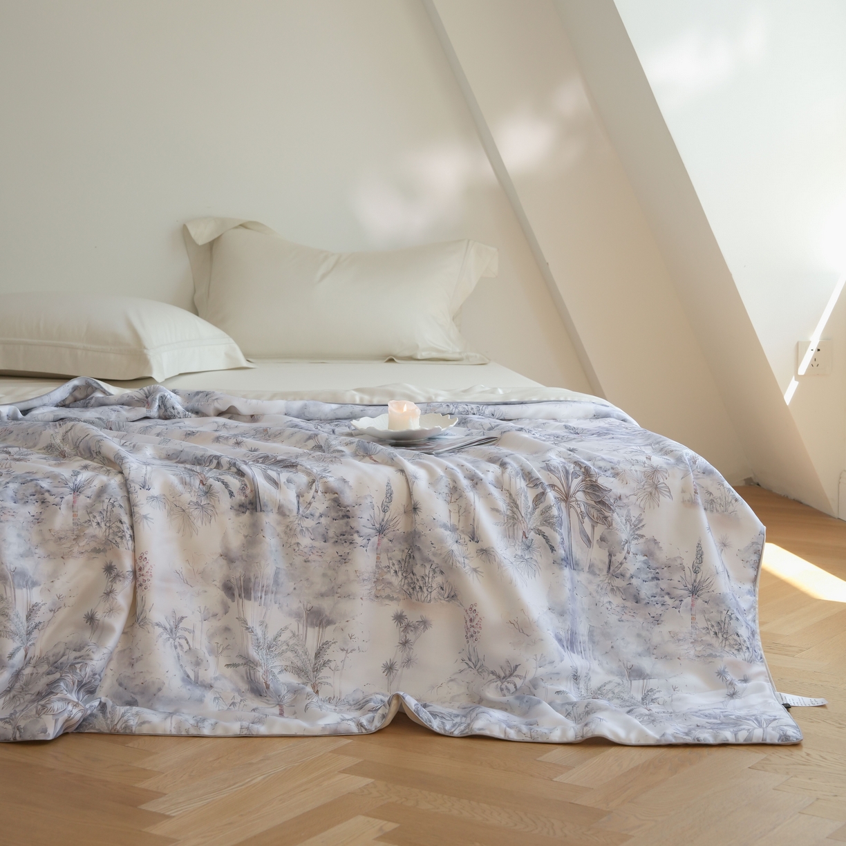 91家纺网 家纺一手货源 找家纺 （总）沐晴家纺 2026新款春夏数码印花兰精天丝夏被空调被