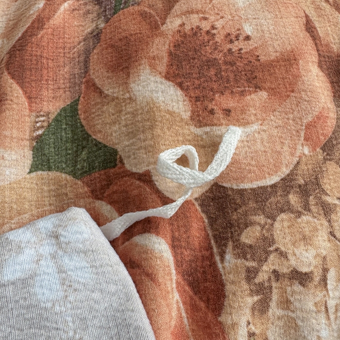 91家纺网 家纺一手货源 找家纺 洁柔家纺工厂店 2026春夏秋冬爆款新品高克重加厚原麻亚麻皱皱纱印花四件套 念花溪