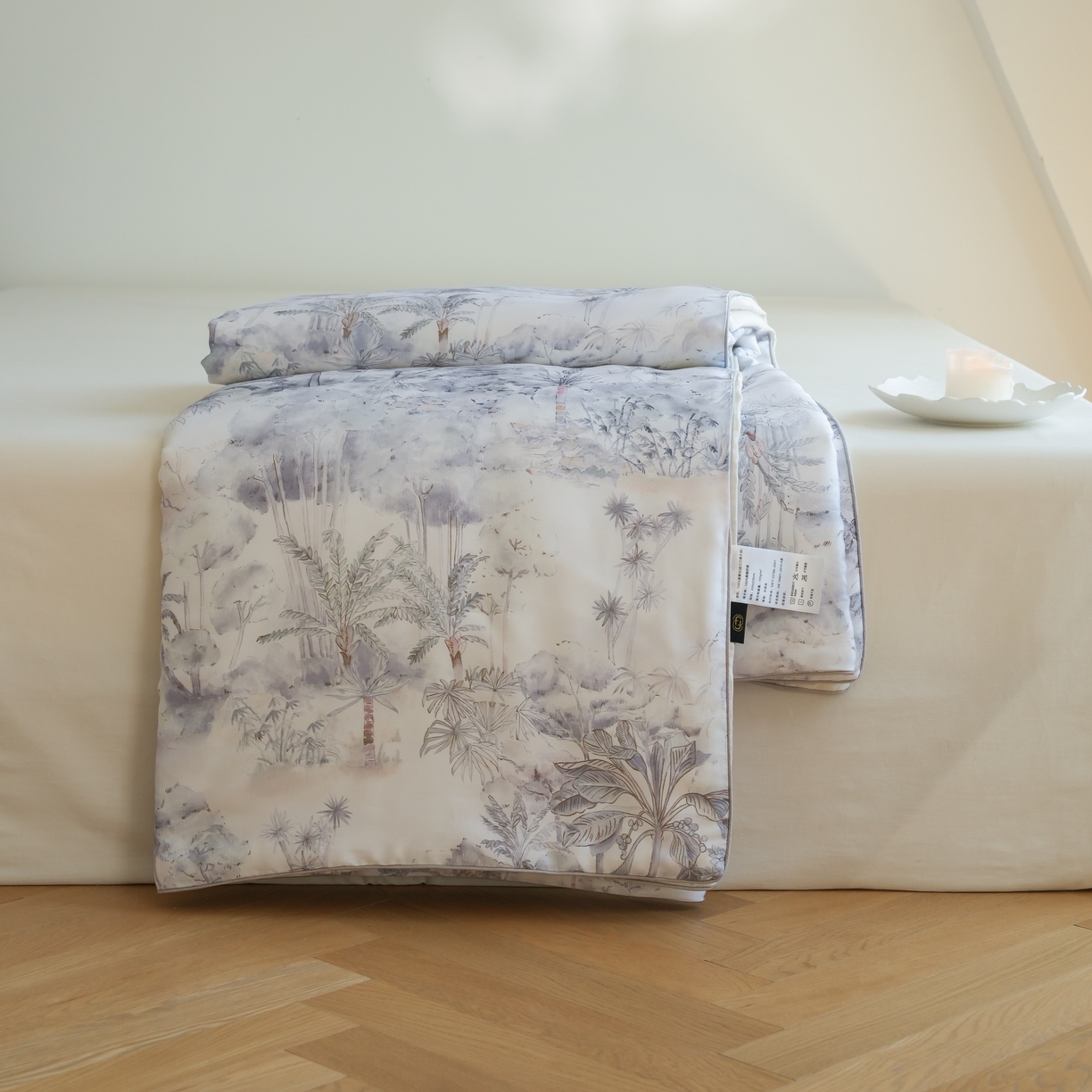 91家纺网 家纺一手货源 找家纺 （总）沐晴家纺 2026新款春夏数码印花兰精天丝夏被空调被