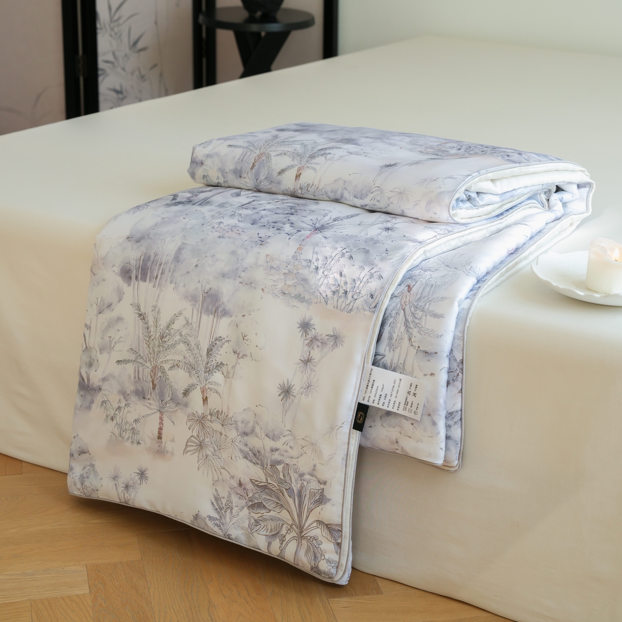 91家纺网 家纺一手货源 找家纺 （总）沐晴家纺 2026新款春夏数码印花兰精天丝夏被空调被