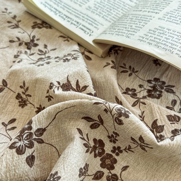 91家纺网 家纺一手货源 找家纺 洁柔家纺工厂店 2026新款加厚亚麻皱皱纱床笠单床笠枕套床笠单品 意晚