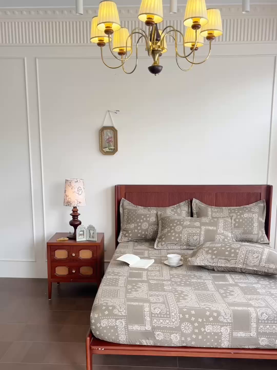 91家纺网 家纺一手货源 找家纺 洁柔家纺工厂店 2026新款加厚亚麻皱皱纱床笠单床笠枕套床笠单品 简约