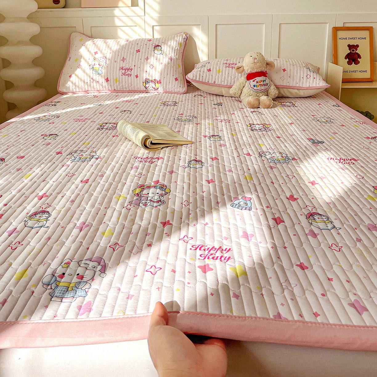 （总）纽缦家纺 2026新款A类105g仿棉古法水洗棉床垫