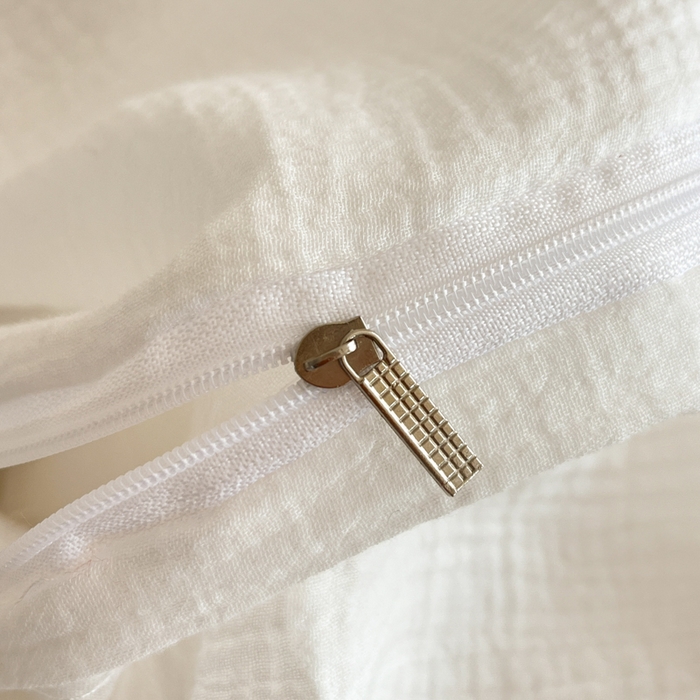 91家纺网 家纺一手货源 找家纺 帝王家纺 2026爆款法式小清新双层皱皱纱四件套四季款-花漾 花漾-奶白