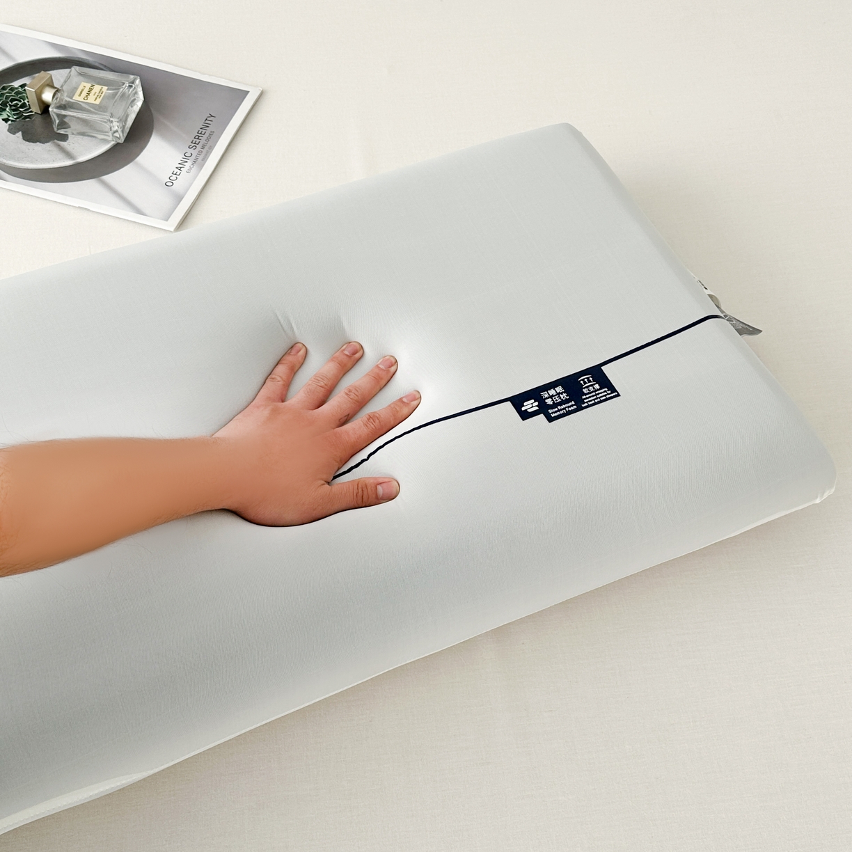 91家纺网 家纺一手货源 找家纺 （总）靓星家纺 2026新款深睡记忆枕酒店枕头护颈椎切割棉记忆枕枕芯