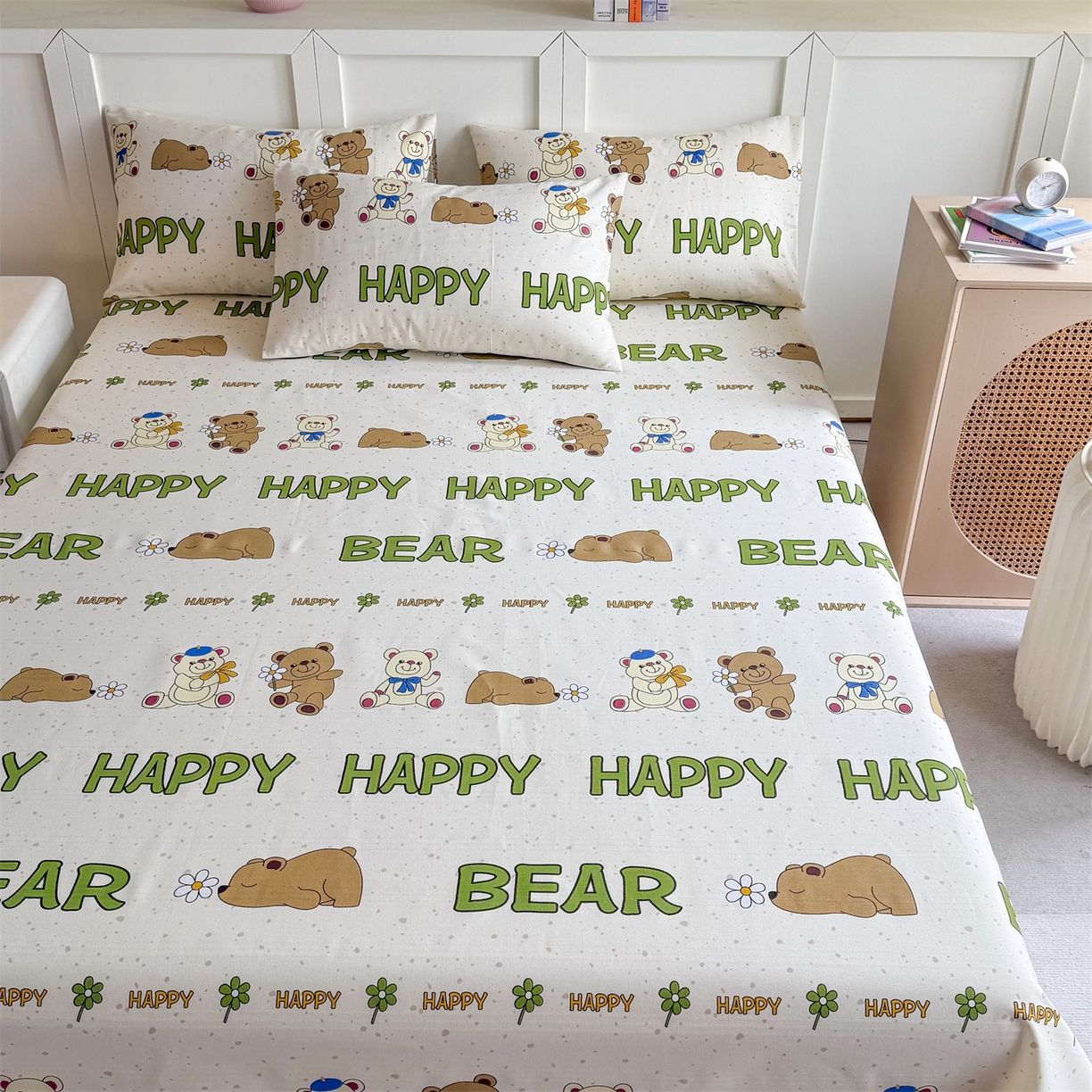 91家纺网 家纺一手货源 找家纺 （总）晨晨家纺 2026新款原棉老粗布床单席子凉席三件套