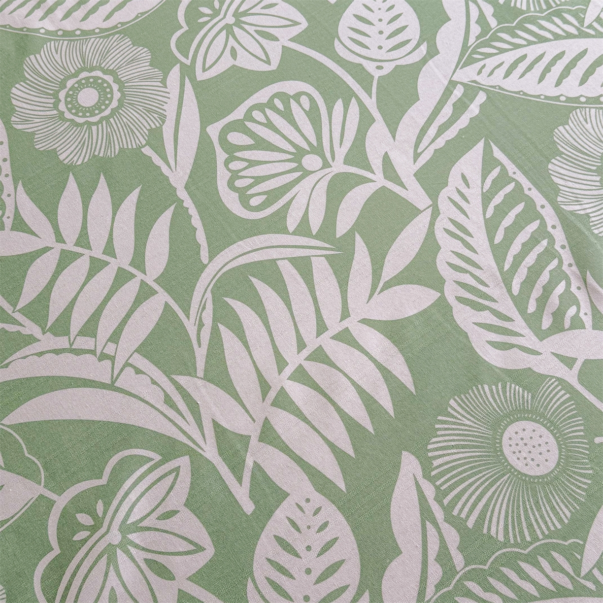 91家纺网 家纺一手货源 找家纺 晨晨家纺 2026新款原棉老粗布床单席子凉席三件套 花香情