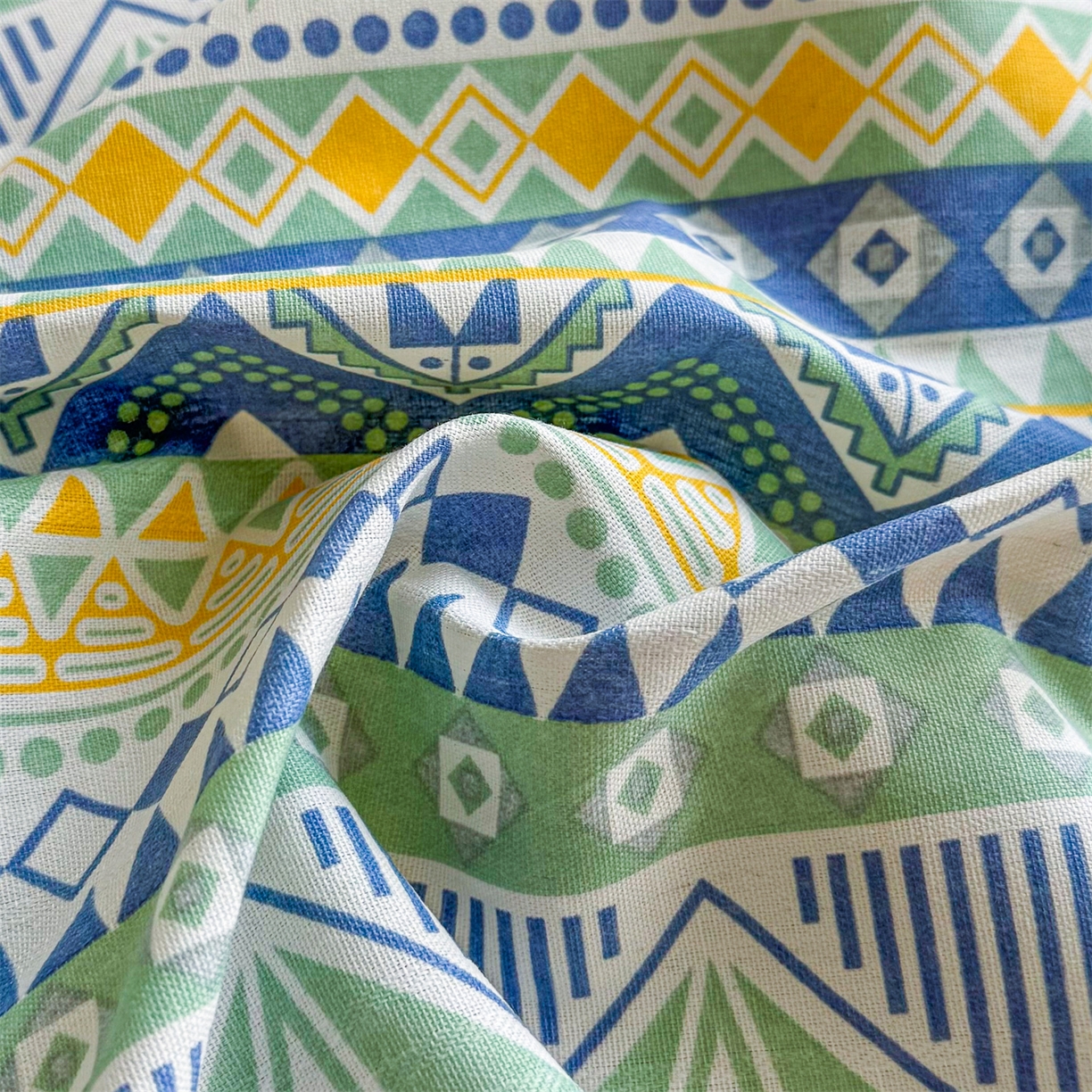 91家纺网 家纺一手货源 找家纺 晨晨家纺 2026新款原棉老粗布床单席子凉席三件套 雷欧