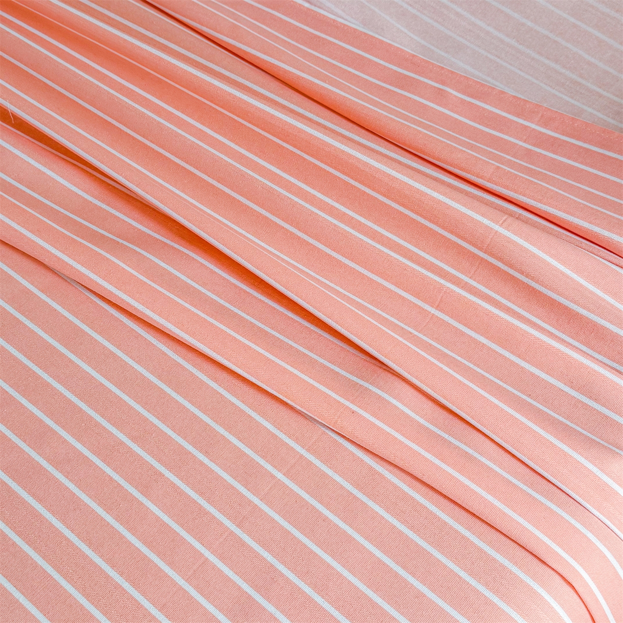 91家纺网 家纺一手货源 找家纺 晨晨家纺 2026新款原棉老粗布床单席子凉席三件套 淡雅粉