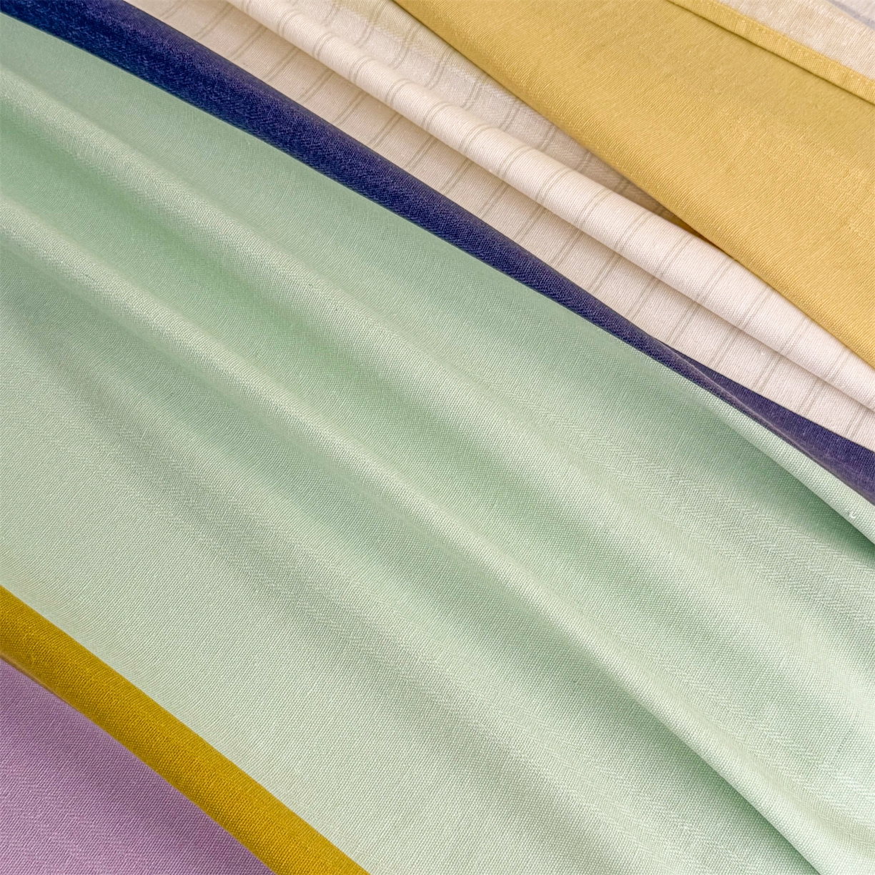 91家纺网 家纺一手货源 找家纺 晨晨家纺 2026新款原棉老粗布床单席子凉席三件套 条格时代