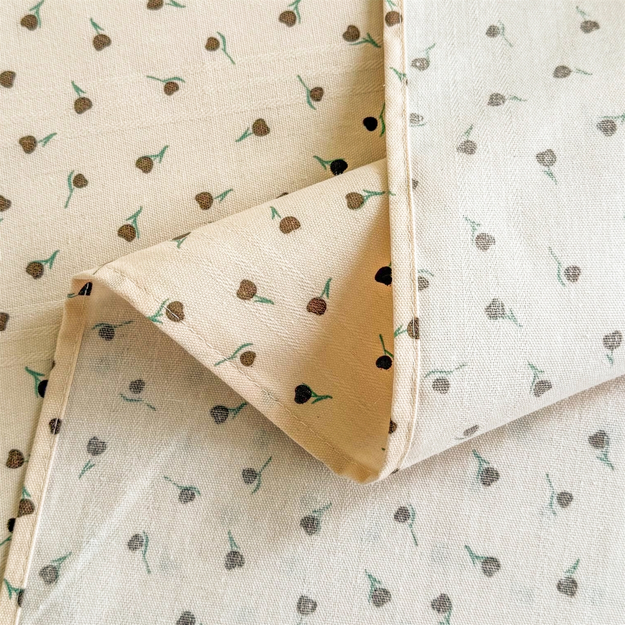 91家纺网 家纺一手货源 找家纺 晨晨家纺 2026新款原棉老粗布床单席子凉席三件套 星朵