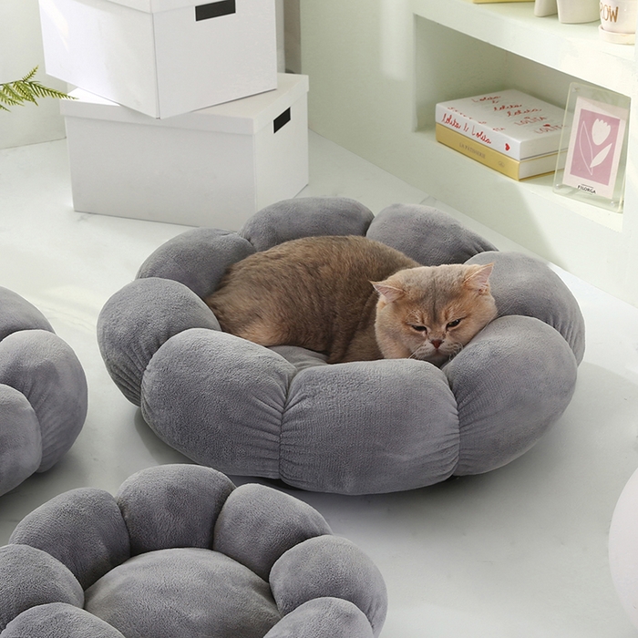 91家纺网 家纺一手货源 找家纺 （总）永光家居 2026新款花瓣宠物窝猫窝狗窝四季通用猫咪用品狗狗用品