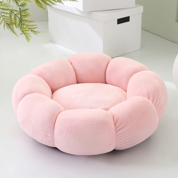 91家纺网 家纺一手货源 找家纺 （总）永光家居 2026新款花瓣宠物窝猫窝狗窝四季通用猫咪用品狗狗用品