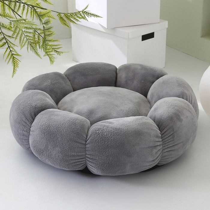 91家纺网 家纺一手货源 找家纺 （总）永光家居 2026新款花瓣宠物窝猫窝狗窝四季通用猫咪用品狗狗用品