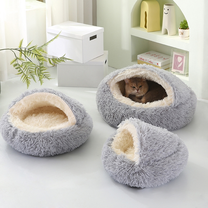 91家纺网 家纺一手货源 找家纺 （总）永光家居 2026新款贝壳宠物窝猫窝狗窝四季通用猫咪用品狗狗用品