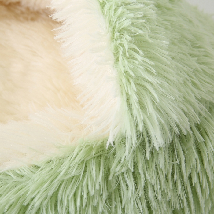 91家纺网 家纺一手货源 找家纺 永光家居 2026新款贝壳宠物窝猫窝狗窝四季通用猫咪用品狗狗用品 绿色 50x50cm