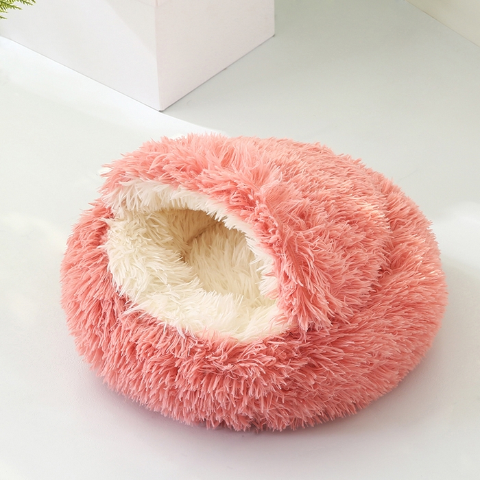 永光家居 2026新款贝壳宠物窝猫窝狗窝四季通用猫咪用品狗狗用品 粉色 50x50cm