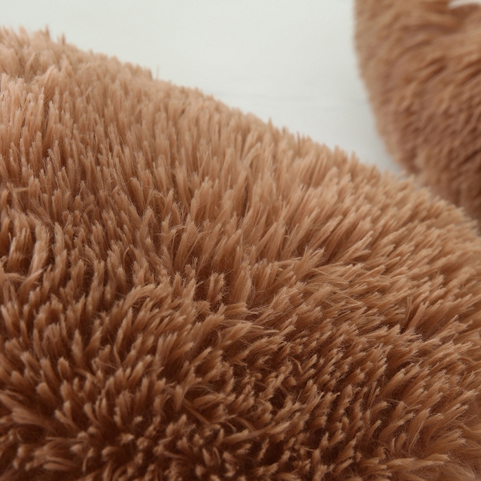 91家纺网 家纺一手货源 找家纺 永光家居 2026新款贝壳宠物窝猫窝狗窝四季通用猫咪用品狗狗用品 咖色 60x60cm