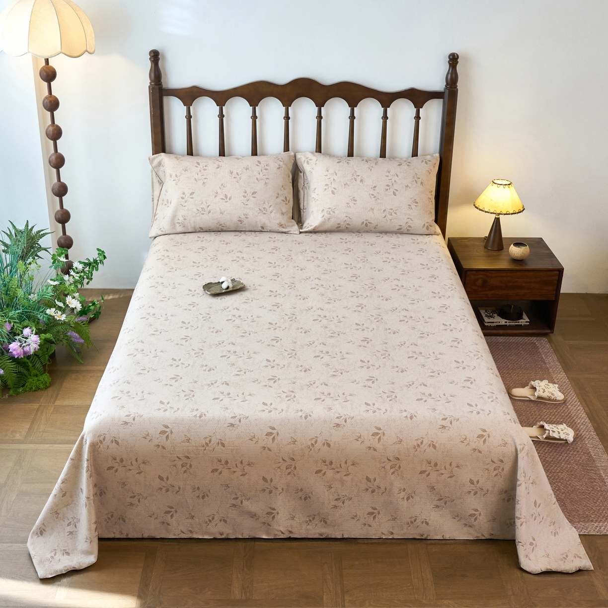 91家纺网 家纺一手货源 找家纺 （总）春皖家纺 2026春夏新款棉麻老粗布系列床单空调软席凉席席子