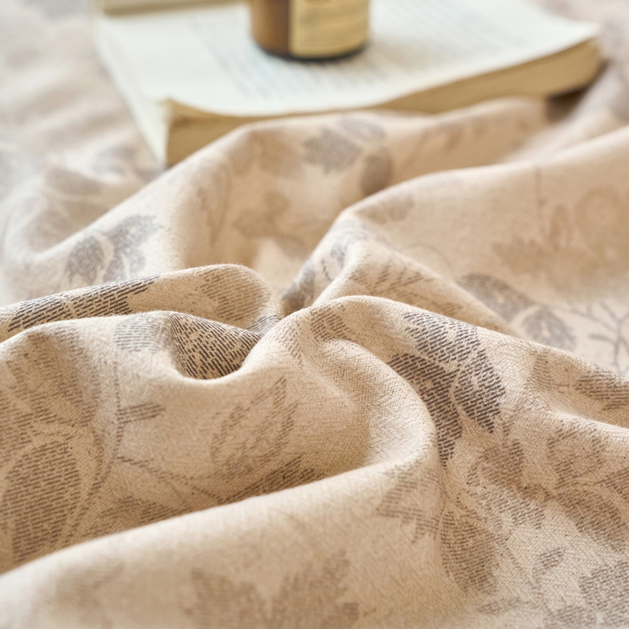 91家纺网 家纺一手货源 找家纺 春皖家纺 2026春夏新款棉麻老粗布系列床单空调软席凉席席子 琉璃