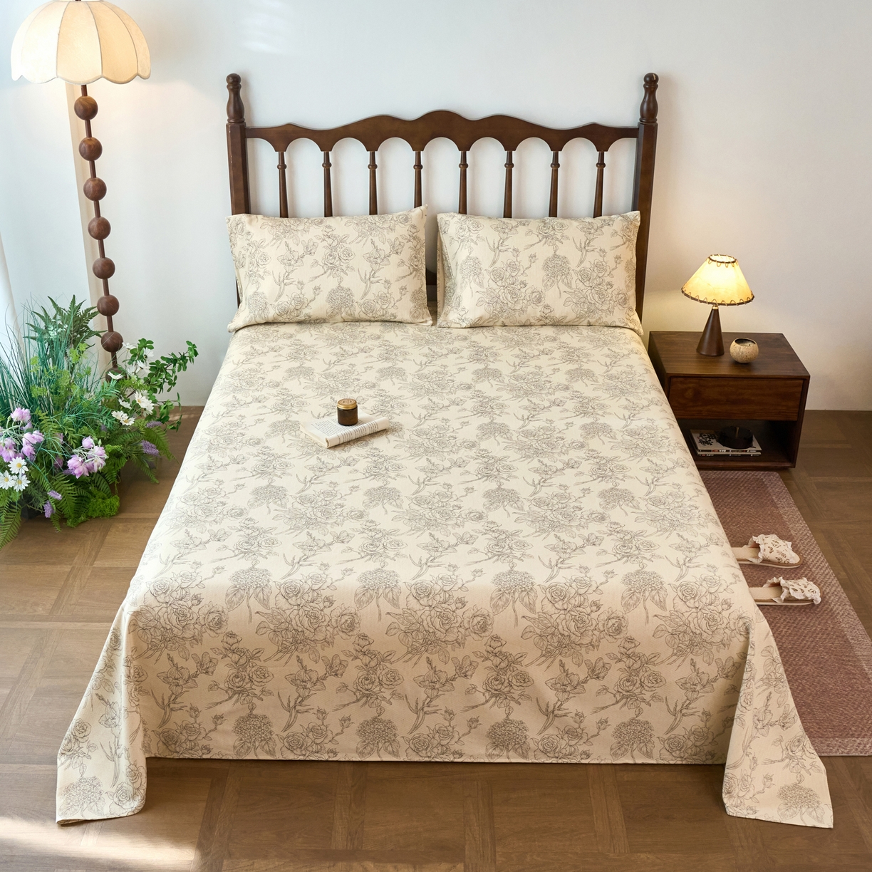 91家纺网 家纺一手货源 找家纺 （总）春皖家纺 2026春夏新款棉麻老粗布系列床单空调软席凉席席子