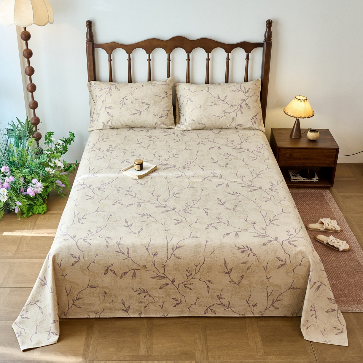 91家纺网 家纺一手货源 找家纺 （总）春皖家纺 2026春夏新款棉麻老粗布系列床单空调软席凉席席子