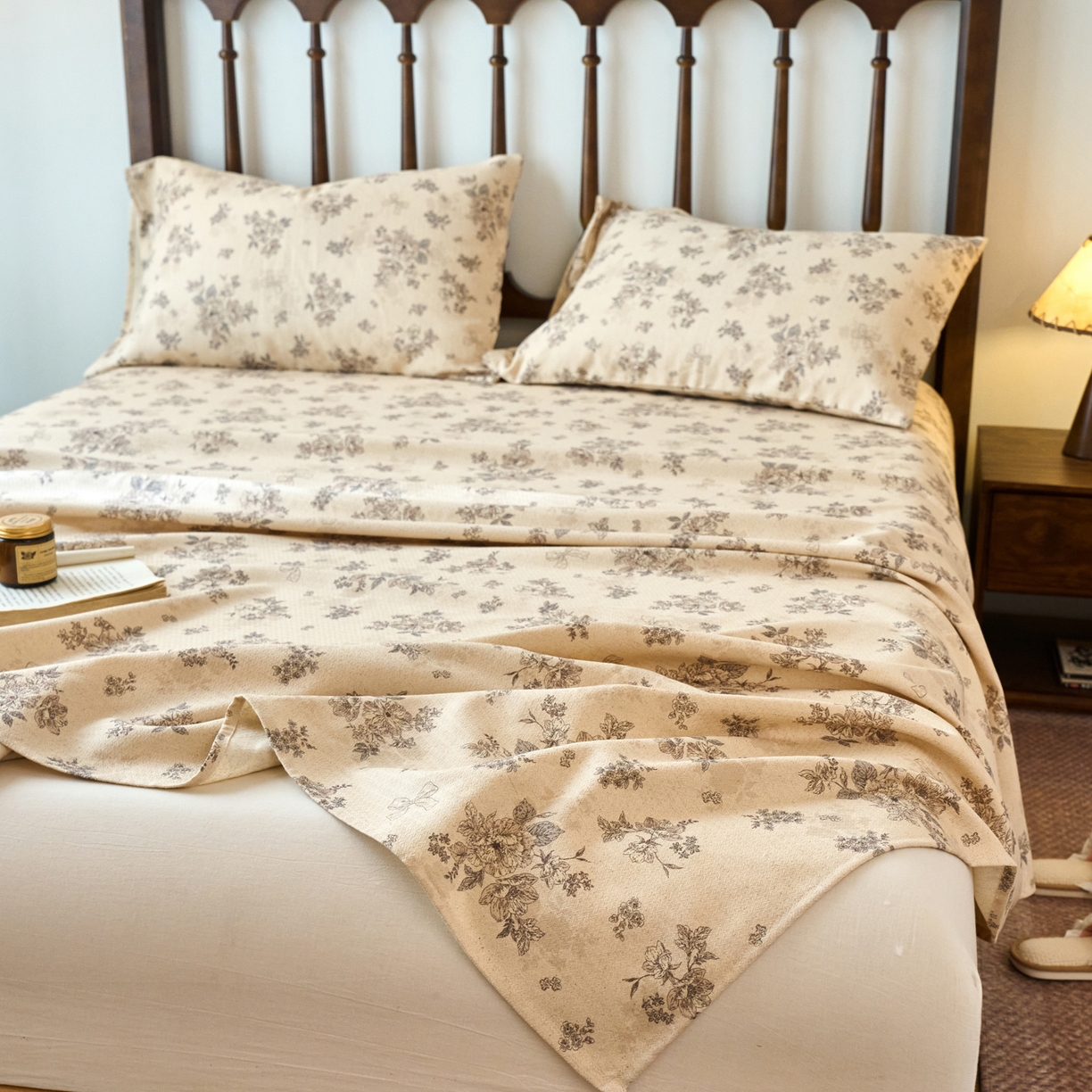 91家纺网 家纺一手货源 找家纺 春皖家纺 2026春夏新款棉麻老粗布系列床单空调软席凉席席子 柔结