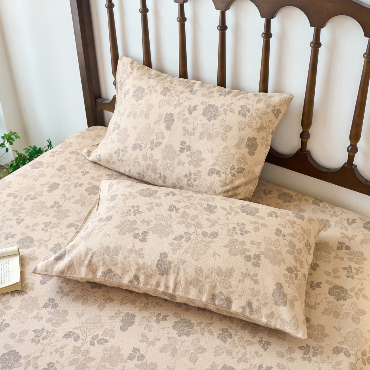 91家纺网 家纺一手货源 找家纺 春皖家纺 2026春夏新款棉麻老粗布系列单枕套 枕套单件 琉璃