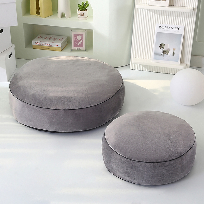 91家纺网 家纺一手货源 找家纺 永光家居 2026新款圆墩墩宠物窝可拆卸猫窝狗窝四季通用猫咪用品狗狗用品 灰色 50x50x15cm