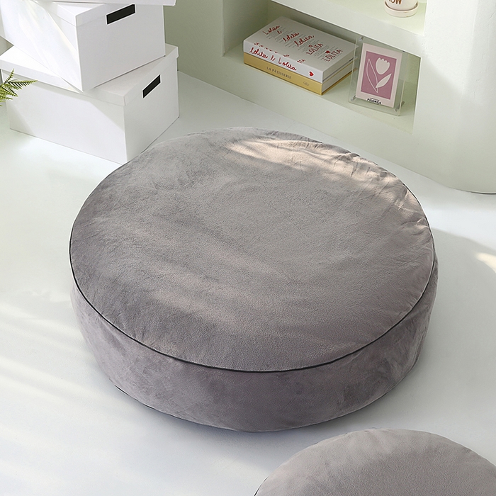 91家纺网 家纺一手货源 找家纺 永光家居 2026新款圆墩墩宠物窝可拆卸猫窝狗窝四季通用猫咪用品狗狗用品 灰色 50x50x15cm