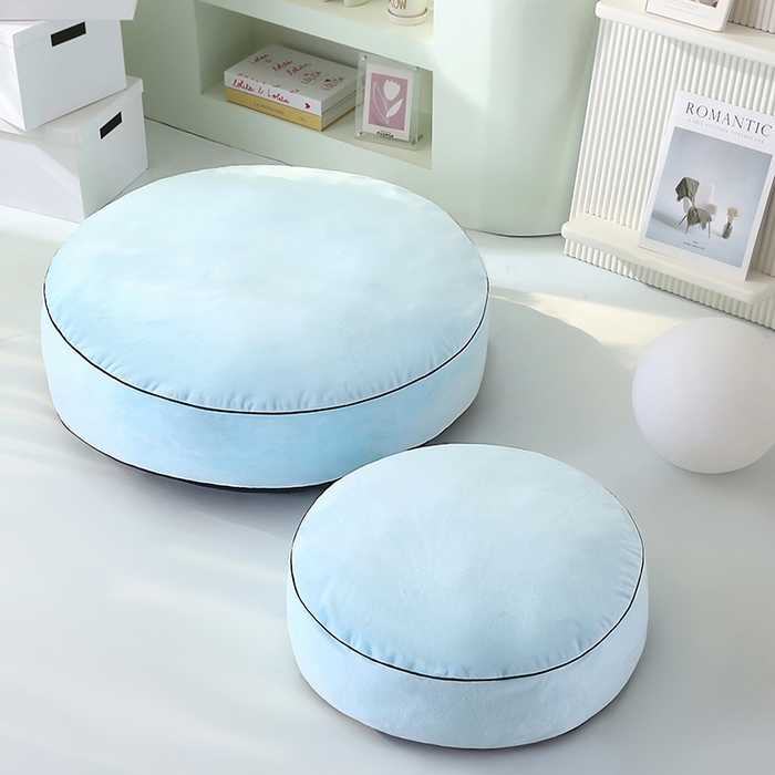 91家纺网 家纺一手货源 找家纺 永光家居 2026新款圆墩墩宠物窝可拆卸猫窝狗窝四季通用猫咪用品狗狗用品 蓝色 50x50x15cm